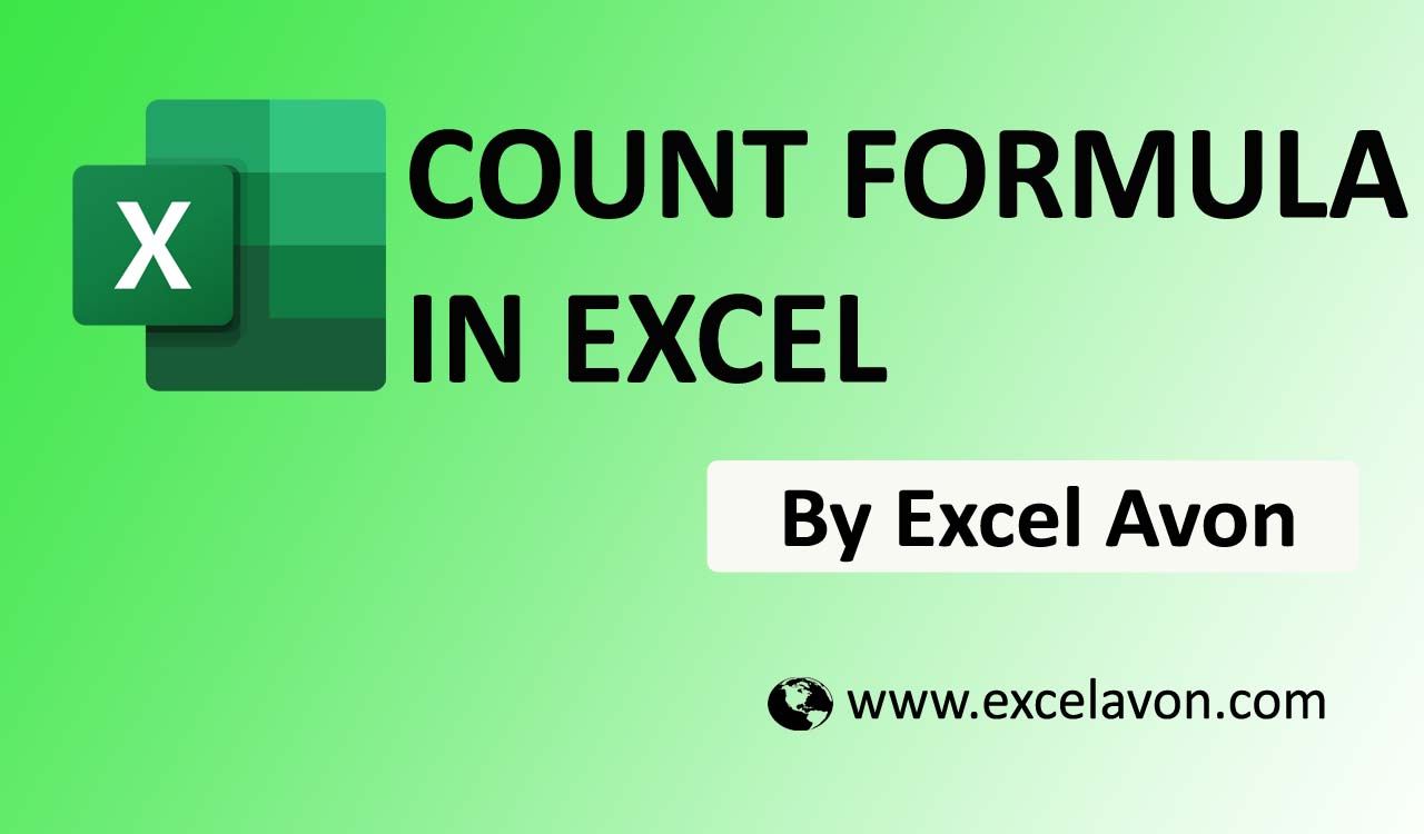 Count Formula In Excel For Any Text