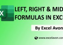 How to use LEFT, RIGHT & MID Formulas in Excel