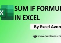 How to use SUMIF formula in Excel