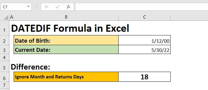 ignore-month return day