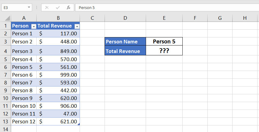 match INSWX FORMULA