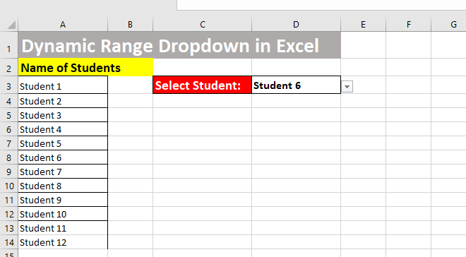 Dynamic-Range-Dropdown