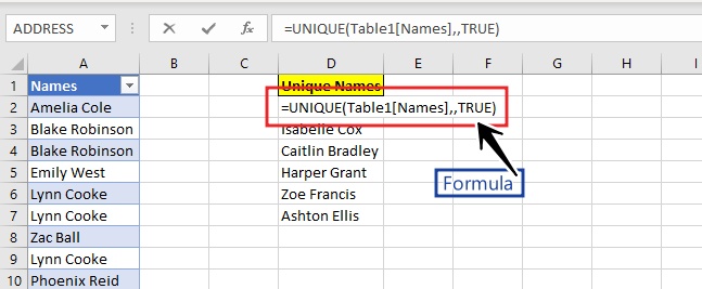 FOrmula-in-unique-by-extract