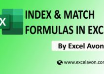 How to use INDEX MATCH Formula in Excel