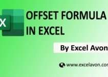 How to use OFFSET Formula in Excel