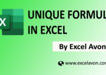 How to use Unique Formula in Excel with 3 Example