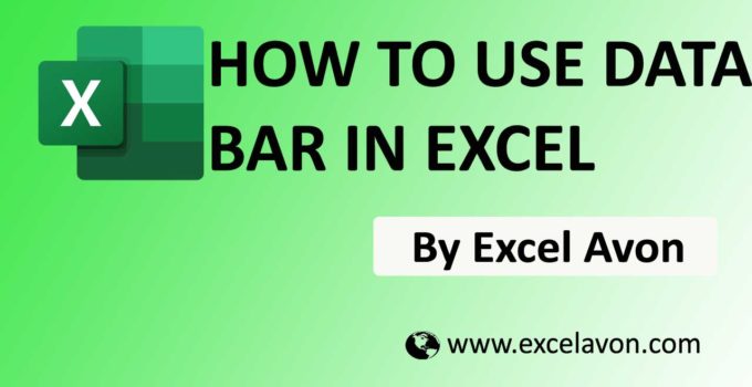 How to Use Data Bars in Excel with 2 Example