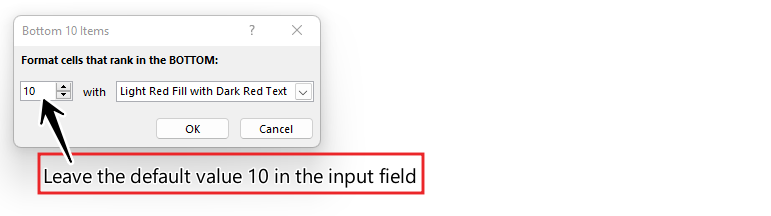 Highlight-bottom-Up-Down-Rule-in-excel-