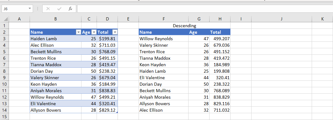 SORTBY-FORMULA-EXCEL-AVON