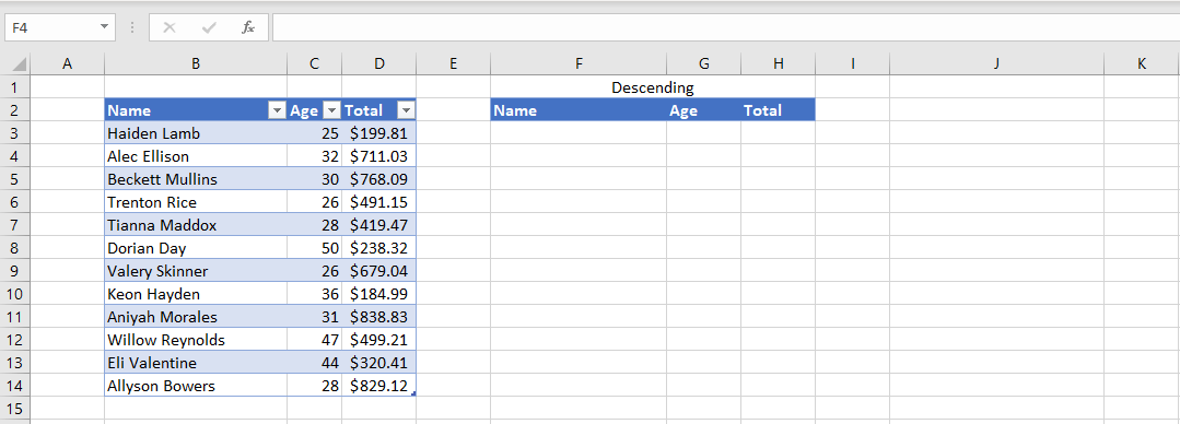 SORTBY-FORMULA-IN-EXCEL-EXCEL-AVON