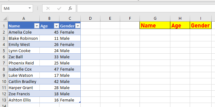 Single-criteria-Blank-cells