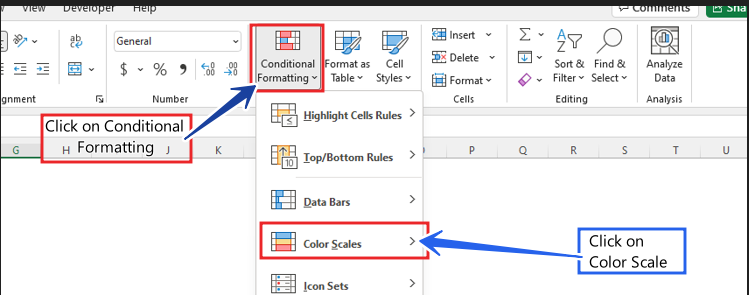 How To Add Color Scale Conditional Formatting In Excel