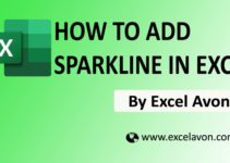 How to add Sparkline in Excel – Excel Avon