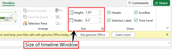 How-Insert-timeline-in-excel 525