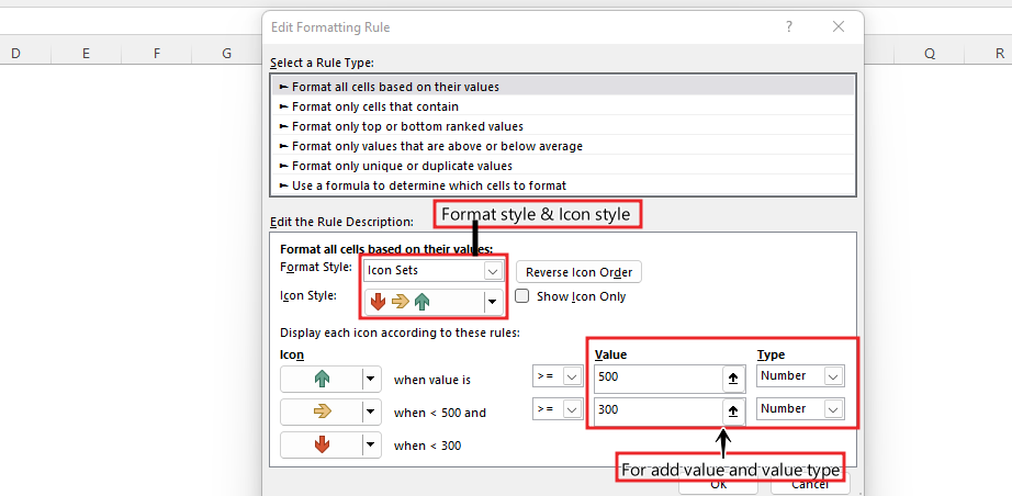 ICON-SET-direction-conditional-FORMATTING1