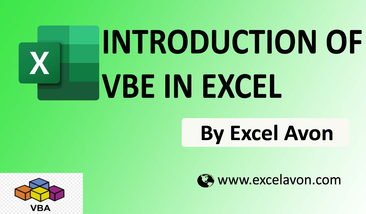  how To Open Visual Basic Editor In Excel Excel Avon