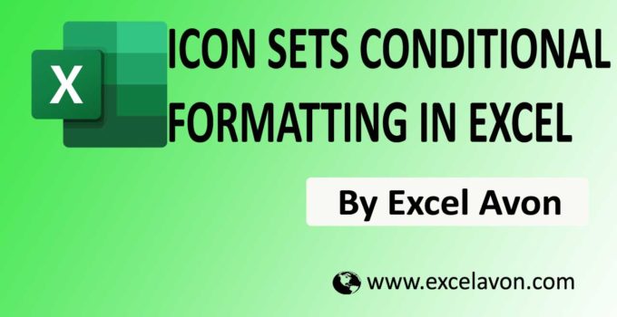 How to add Icon Sets Conditional Formatting In Excel (4 Example)