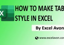 How to Make Table Style in Excel Easily(2 Examples)