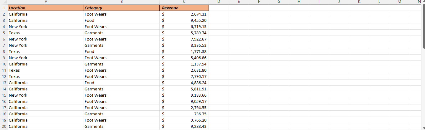 SUBTOTAL IN EXCEL