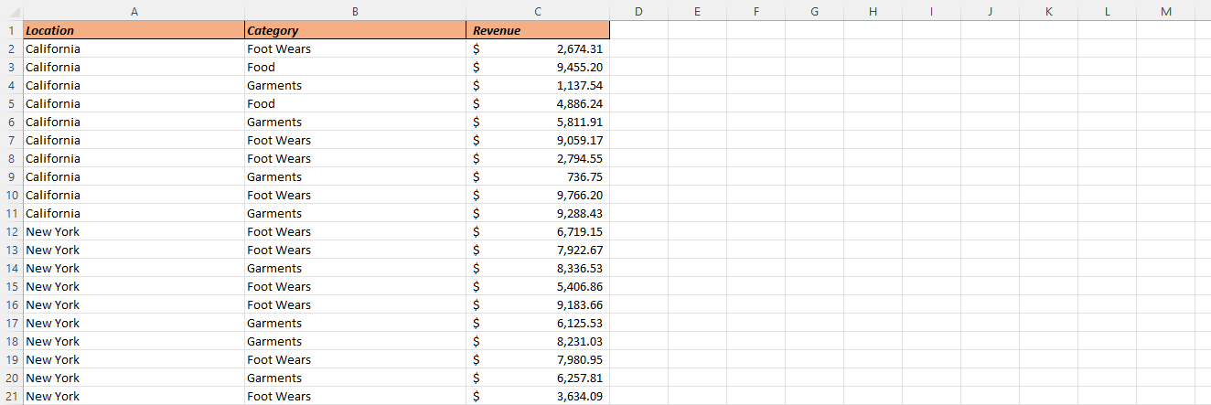 SUBTOTAL IN EXCEL2