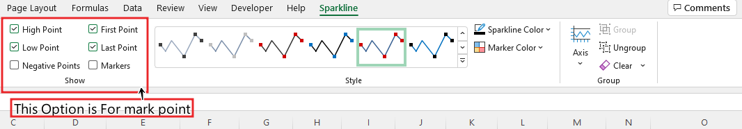 Sparkline-add-feature