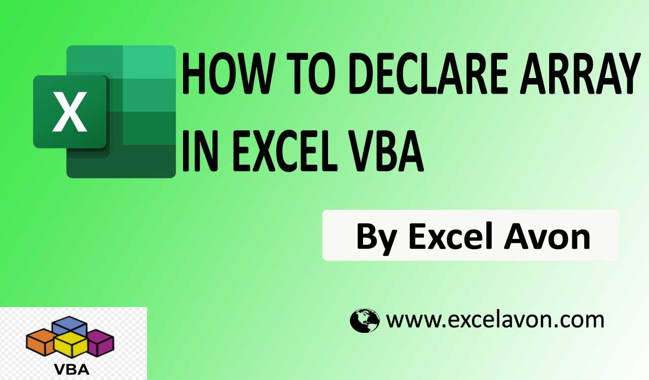 how-to-declare-array-in-excel-vba