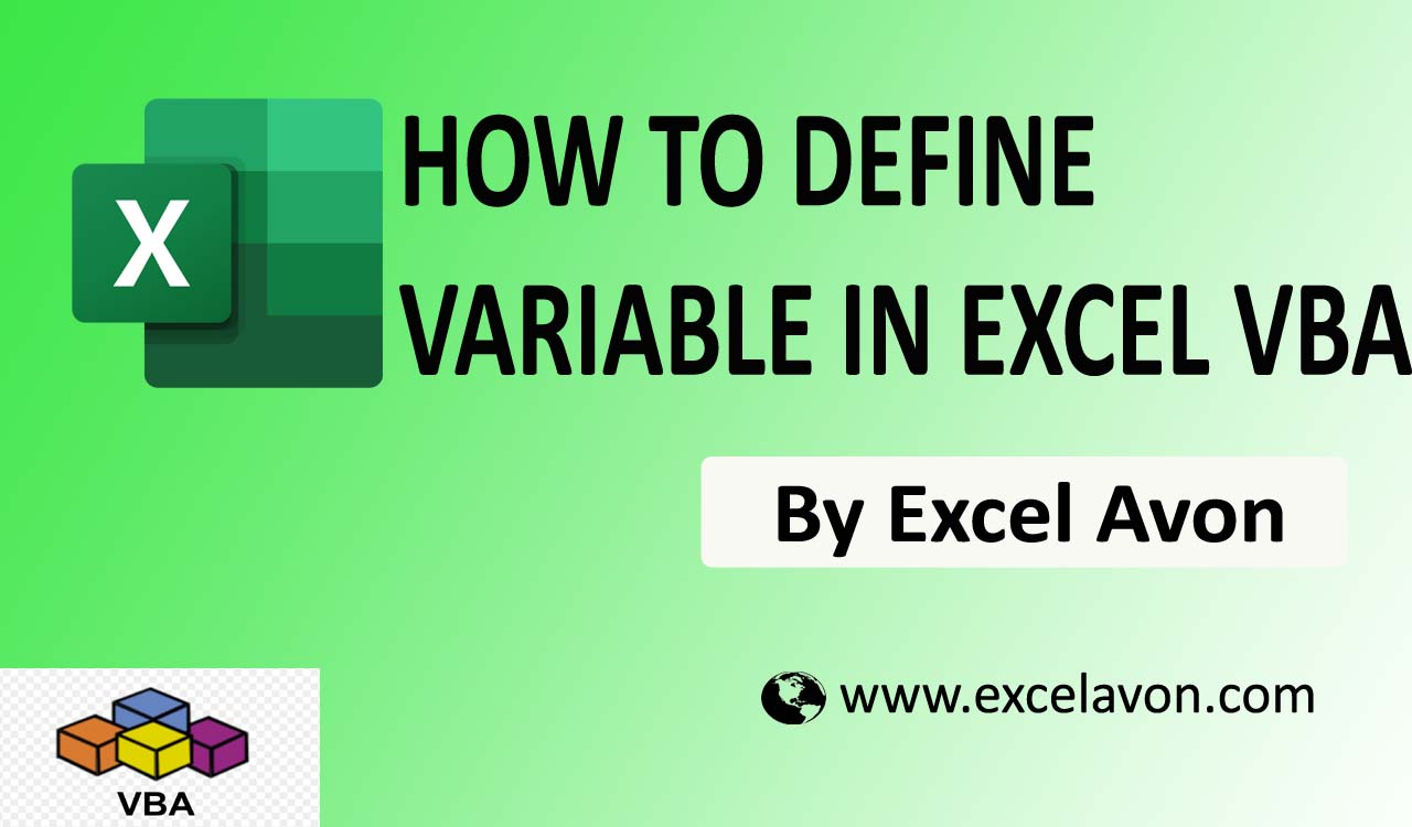 Excel Define Variable