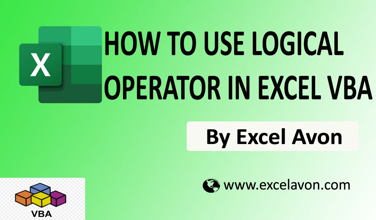 how-to-use-logical-operator-in-excel-vba