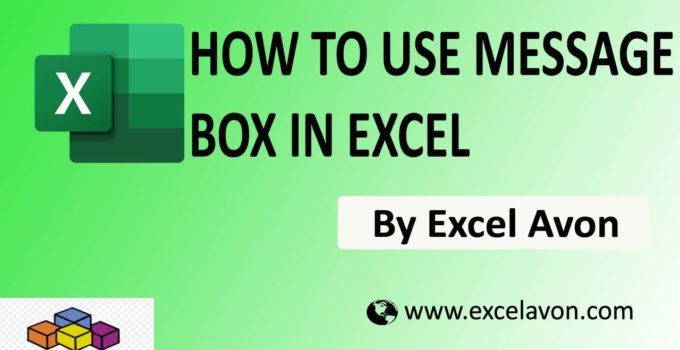 How to Create Message Box in Excel VBA Macros (5 Examples)