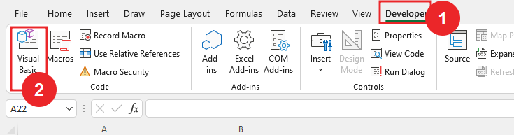 Define Variable In Excel Vba