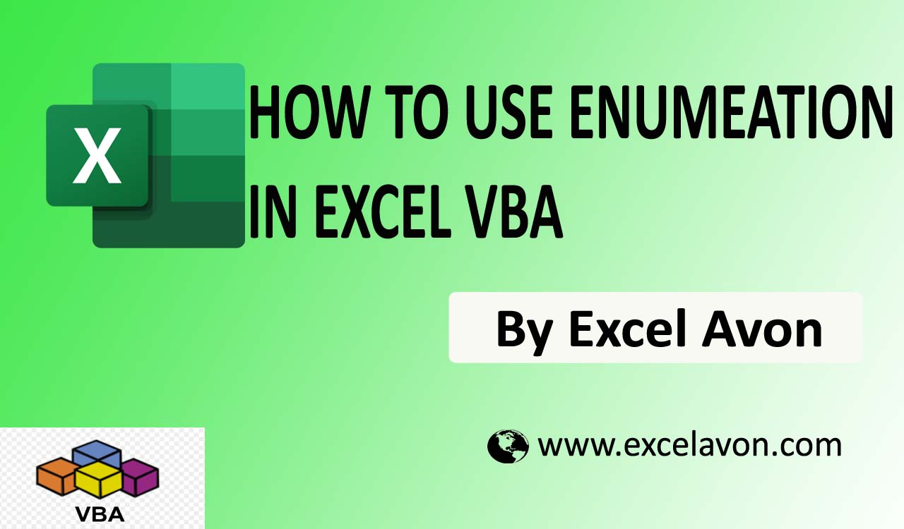 how-to-use-enumeration-in-excel-vba