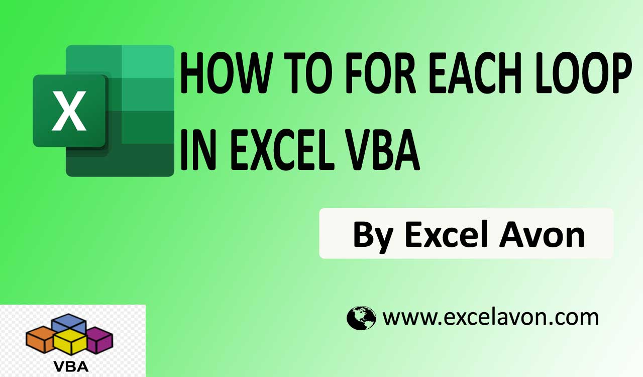 how-to-use-for-each-loop-in-excel-vba