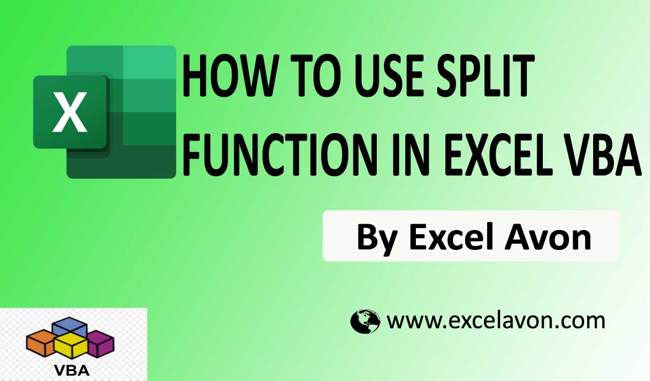 How Do You Use Split Function In Excel