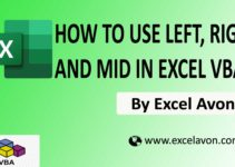 How to use String Functions (Left, Right and Mid) in Excel VBA Easily (3 functions)