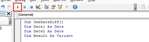 How To Use Datediff Function In Excel Vba 