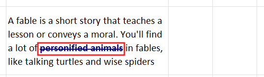 Format characters in the cell using Excel VBA6