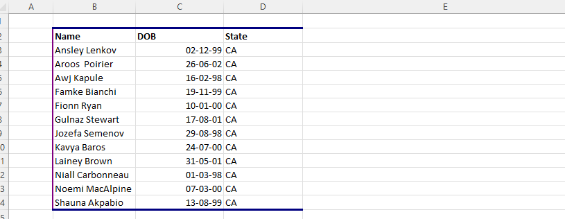 How to Insert Border in Excel using +7