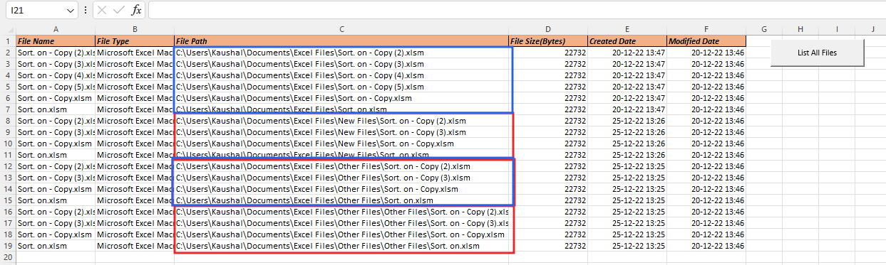 List-All-Files from-Subfolders-with-EXCEL-VBA 1