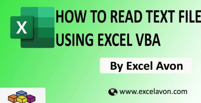 How to Read text file using Excel VBA Easily (3 Types)