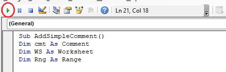 add-comments-in-cell-using Excel VBA1