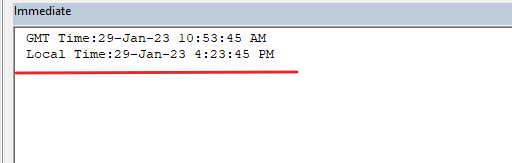 How to Print GMT Time Using Excel VBA4