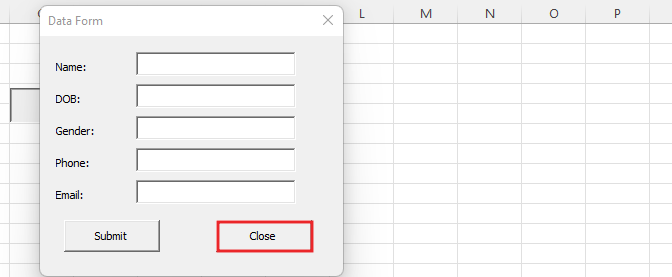 DATA ENTRY BY USERFORM IN EXCEL VBA9 (2)