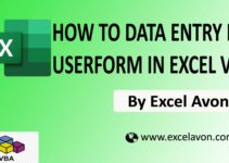 How to Data Entry by UserForm Using Excel VBA Easily