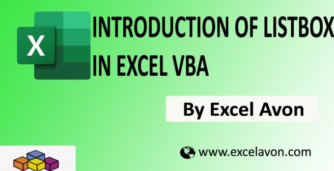 Introduction Of List Box in Excel VBA Easily (6 useful Properties)