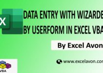 Data Entry Wizard by Userform in Excel VBA Easily