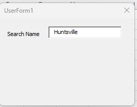 How to make Searchable Dropdown in Userform5