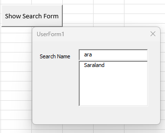 How to make Searchable Dropdown in Userform6 (2)