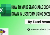 How to make Searchable Dropdown in Userform using Excel VBA