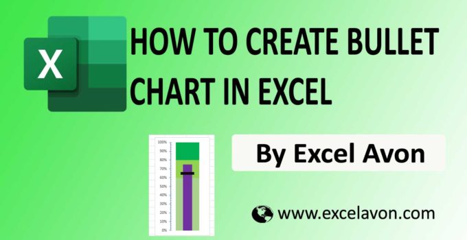 How to Create Vertical Bullet chart in Excel