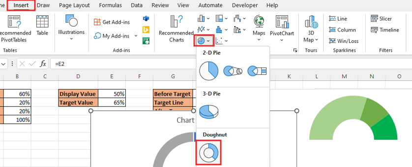 Circle bullet chart in excel13 (1)